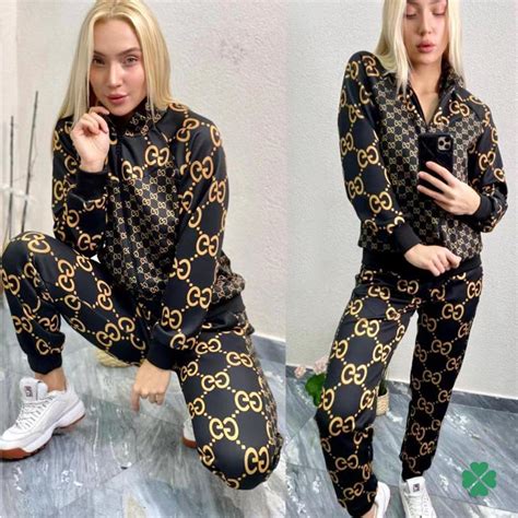 womens tracksuits gucci|Gucci tracksuit women colors.